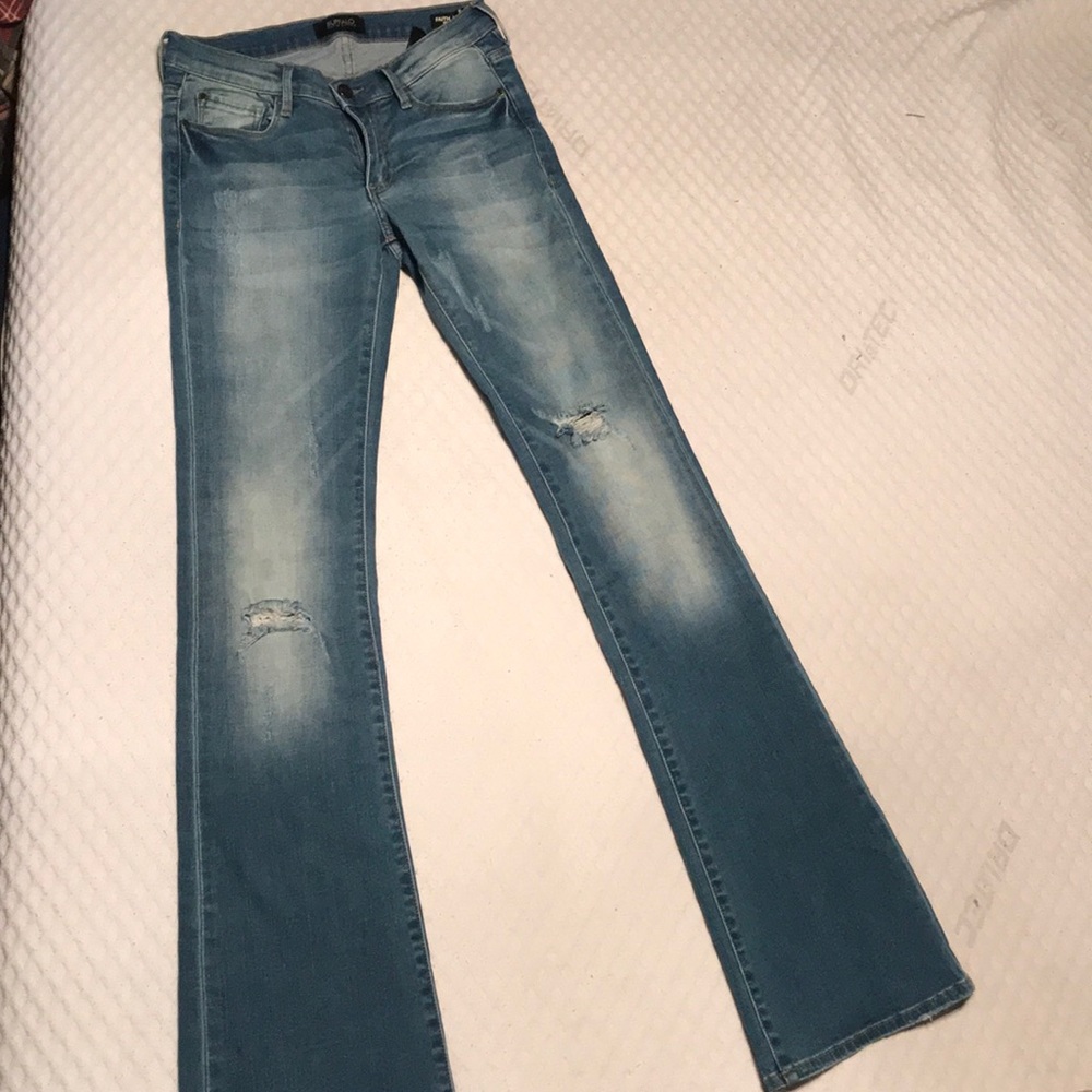 Buffalo David Bitton slim flare stretch denim